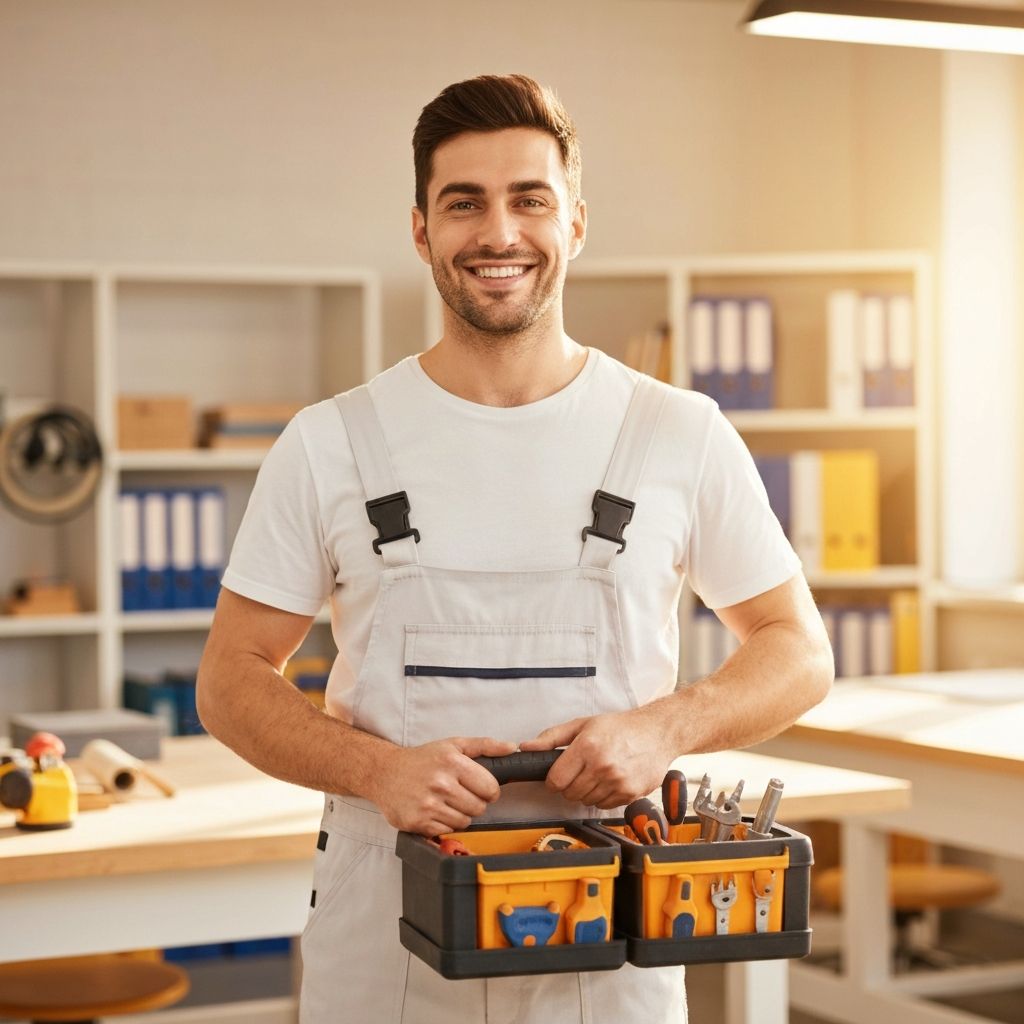 Professionista al lavoro